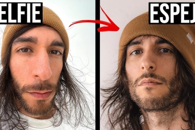 Por esto te ves diferente en el espejo y la cámara